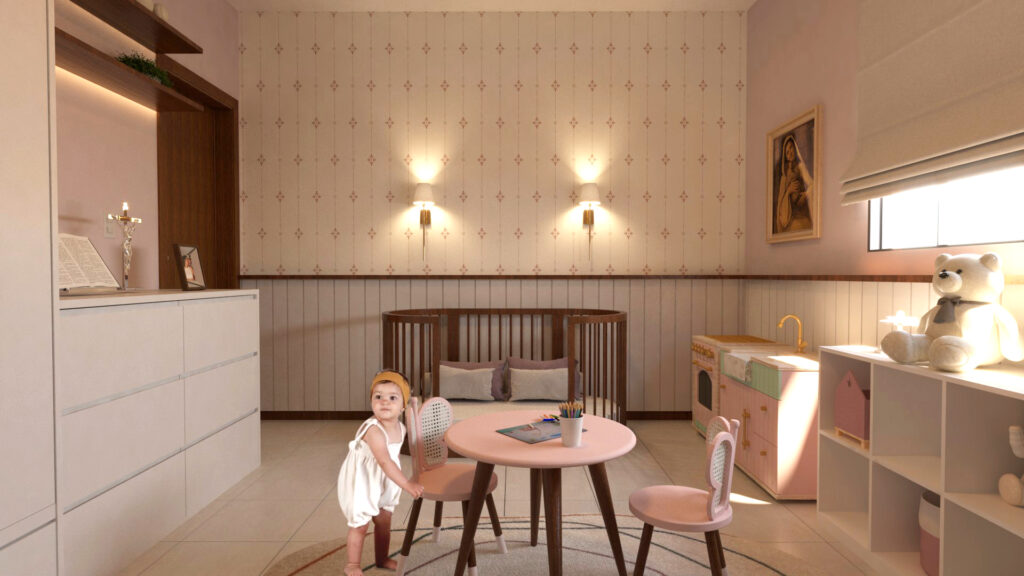 Quarto bebê Paula no futuro 